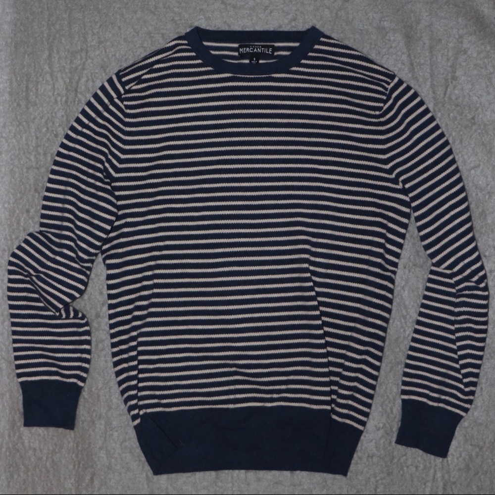 J. Crew Men’s Striped Lightweight Sweater